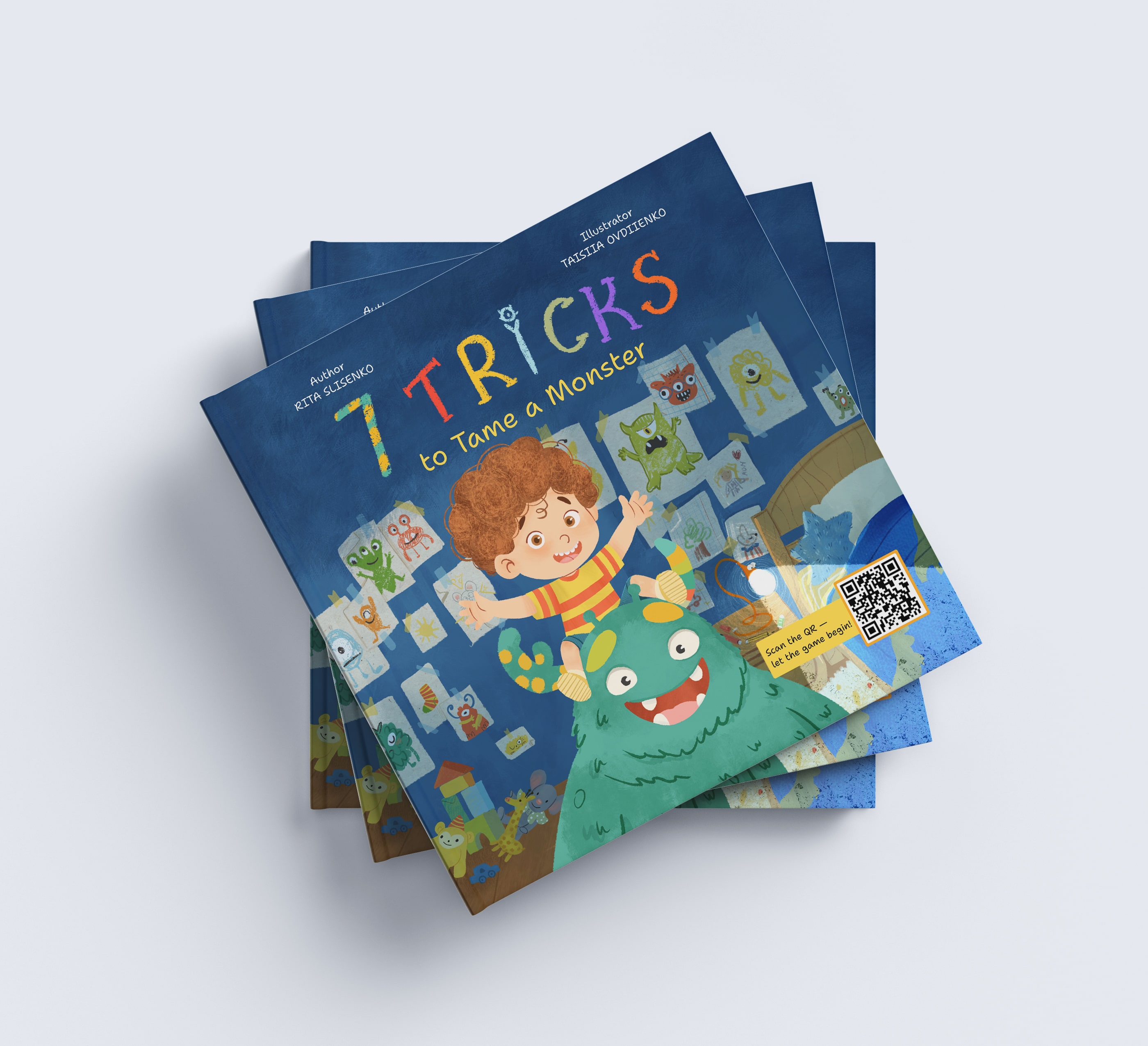 Artwork from the book “7 Tricks to Tame a Monster”